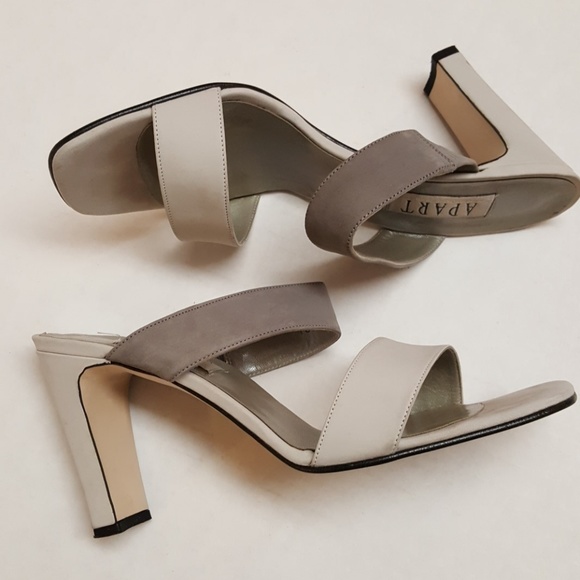 APART Impressions 2tone Grey Heels - Picture 1 of 7